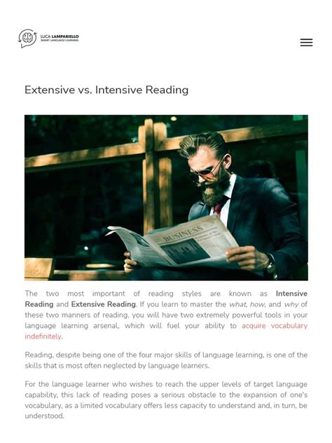 Image result for Intensive and Extensive Reading