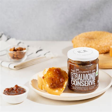 Fig Almond Conserve 230g – The Gourmet Jar