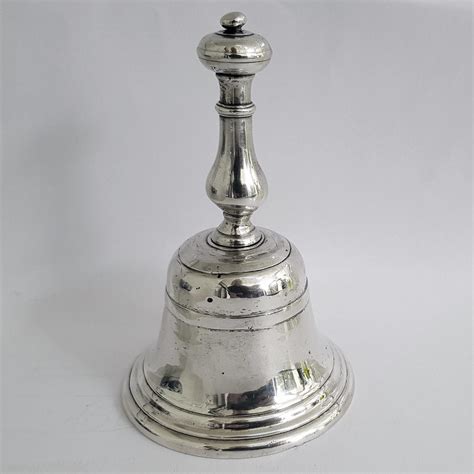 George II Antique Silver Bell | waxantiques