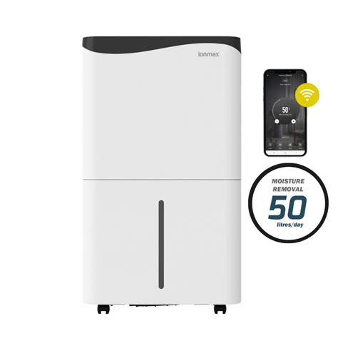 Ionmax Rhine 50L/day Compressor Dehumidifier I Mobile App – Dust Mite ...