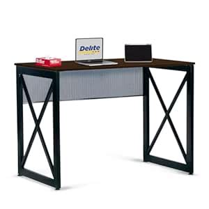 DELITE KOM Zooey Engineered Wood Study Table (Free Standing) (Flowery ...