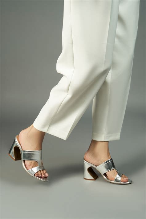 Nina Heels - Silver – Heel Your Sole