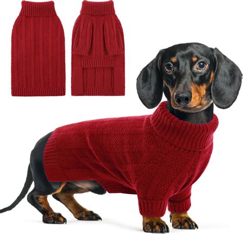Amazon.com : Queenmore Small Dog Sweaters, Soft Fleece Vest Pullover ...