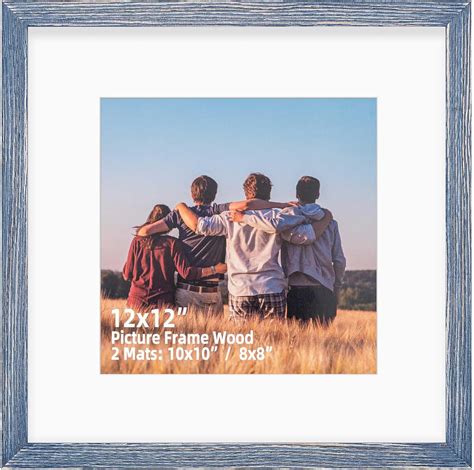 Amazon.com - Metchite 12x12 Picture Frame Set,Solid Wood,Display ...