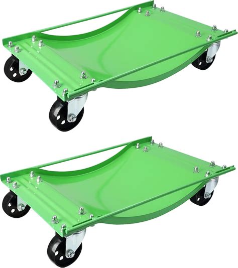 DEXSO Wheel Dolly Set of 2, 5000lbs Capacity Car Dollies for Moving Car, Antiskid Vehicle ...