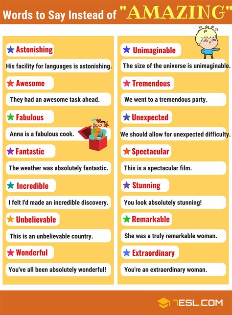 130 Synonyms for Amazing with Examples | Another Word for Amazing ...