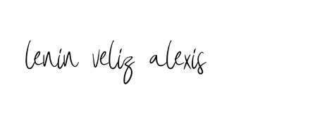83+ Lenin-veliz-alexis Name Signature Style Ideas | Unique E-Sign
