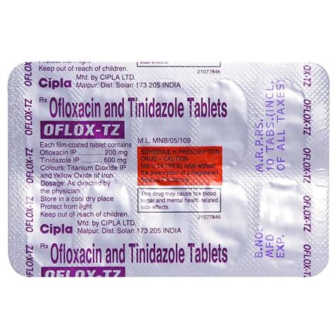 Buy Oflox TZ Tablet online | Uses, Side Effects, Price and substitutes ...