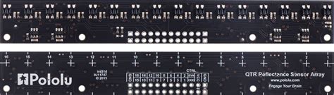 QTR-MD-16RC Reflectance Sensor Array: 16-Channel, 8mm Pitch, RC Output ...