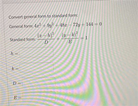 How to Convert Equations into General Form 的图像结果