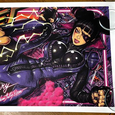STREET FIGHTER V x Rockin’Jelly Bean “JURI” SILK SCREEN PRINT /ロッキンジェリー ...