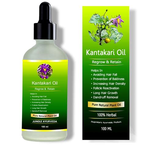 Buy Kantakari Herbal Hair Oil for hair fall and regrowth, Herbal Pure ...