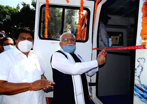 Manohar Lal Khattar launches mobile Water Testing Laboratory van