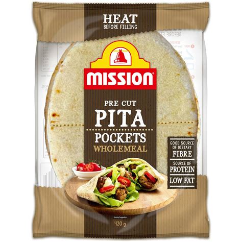 Calories in Mission Pita Pockets, Plain calcount