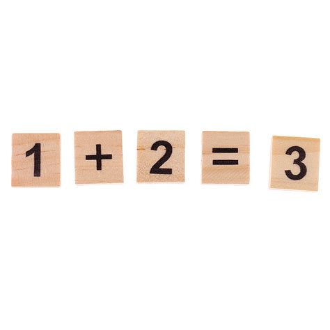 ⚡️Buy Maxbell 100 Pieces Wooden Number and Symbol Tiles with Wooden ...