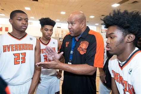 Former NBA player Bo Kimble coaches 'the system' at Overbrook