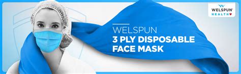 Welspun HEALTH BIS CERTIFIED 3 PLY SURGICAL MASK WITH MELTBLOWN LAYER ...