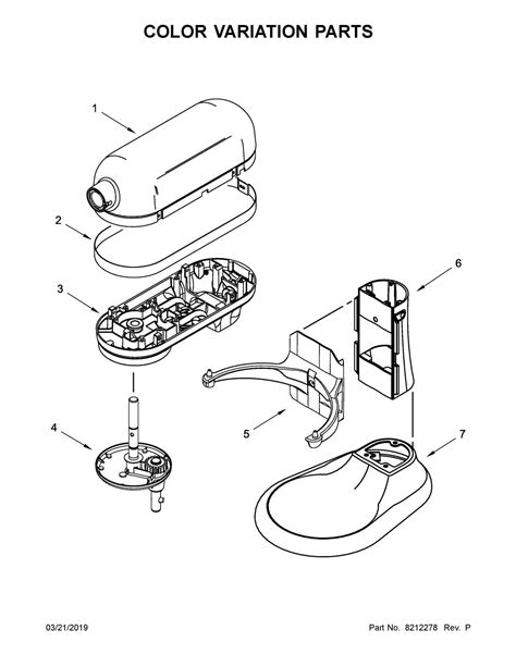 Exploring the Inner Workings of a Kitchenaid Stand Mixer: Parts Diagram