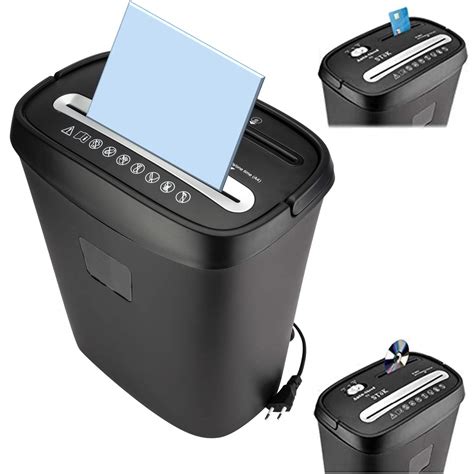 SToK 8 Sheet Cross Cut Paper Shredder with CD/DVD and Credit/Debit Card ...
