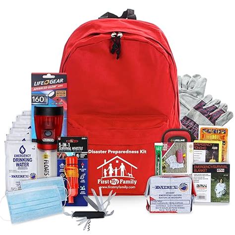 First My Family All-in-One 1 Person, 72 Hour Bug Out Bag Emergency ...