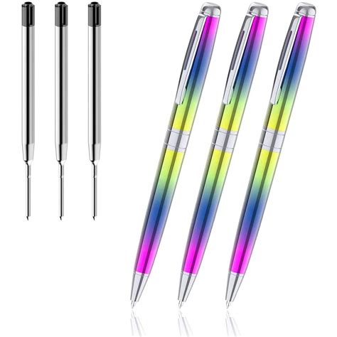 Cambond Ballpoint Pens Black Ink, Holographic Nice Uniform Pens ...