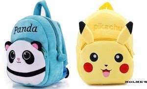 7Eleven Enterprise Panda and Pikachu School Bag For Small Kids Nursery ...