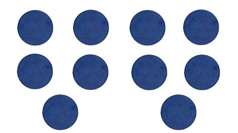 Buy JBB Pool Snooker Cue Tip Blue Color in 10 mm Size (Pack of 10 Pcs ...