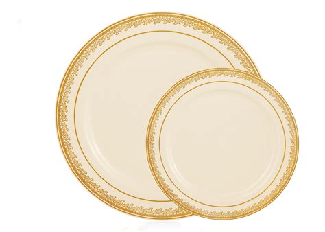 Elegant Gold Plastic Plates at Isabel Newell blog