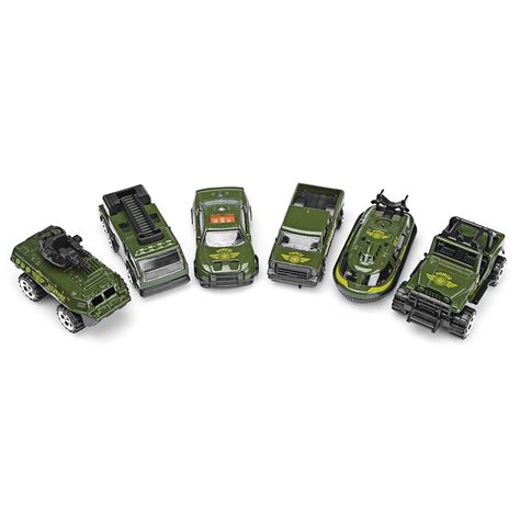 Buy Backgammon 6pcs Mini Vehicle Die-cast Model Car 1:64 Scale Children ...