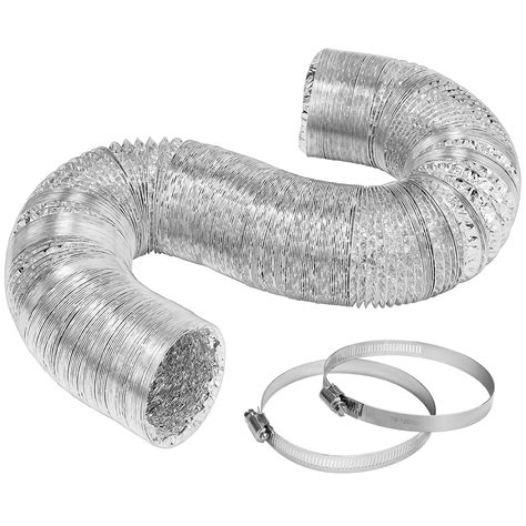 Buy VIVOSUN 4-Inch 25-Ft. Non-Insulated Flexible Aluminum Air Ducting ...