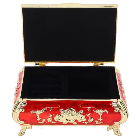 Vintage Jewelry Box Vintage Style Zinc Alloy Glossy Bright Vibrant ...