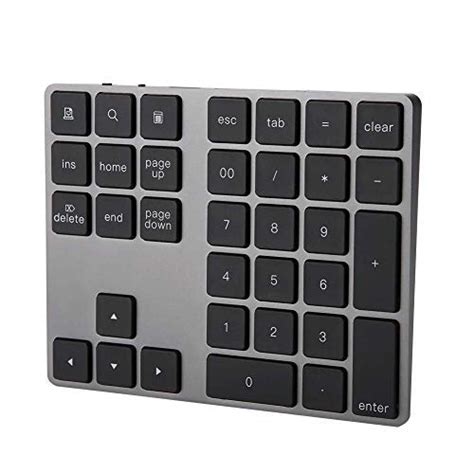 Amazon.in: Buy Wireless Numeric Keypad, Rechargeable Aluminum Alloy 34 ...