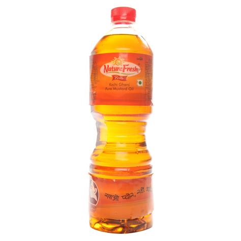 Nature Fresh Cooking Oil - Pure Mustard, 1L Bottle : Amazon.in: Grocery ...