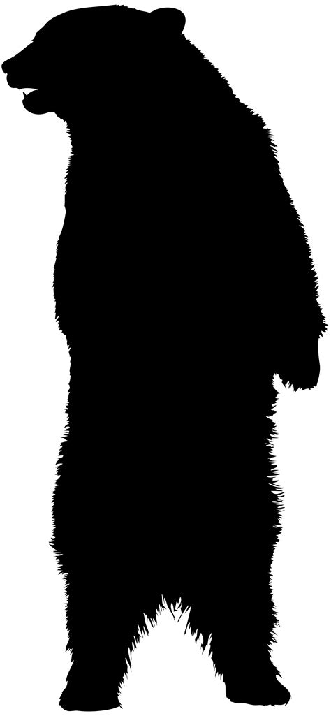 Black Bear Silhouette Clip Art at GetDrawings | Free download