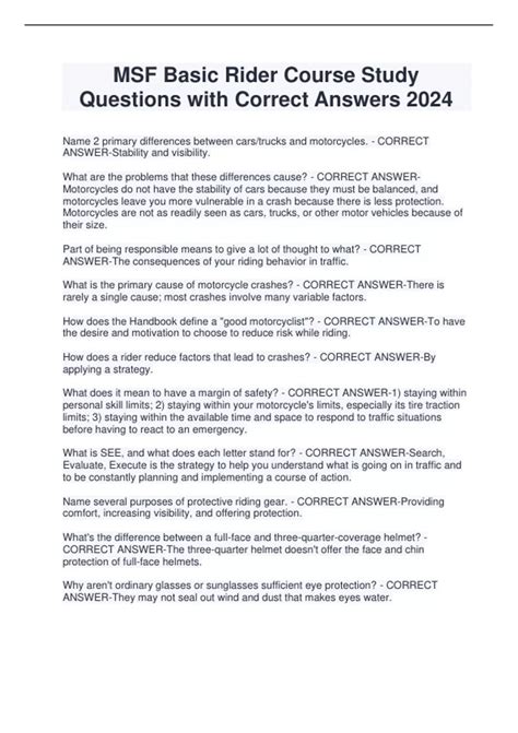 MSF Basic Rider Course 的图像结果