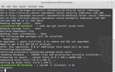 How to Create Database and Tables in SQL Server Using Linux Commands 的图像结果