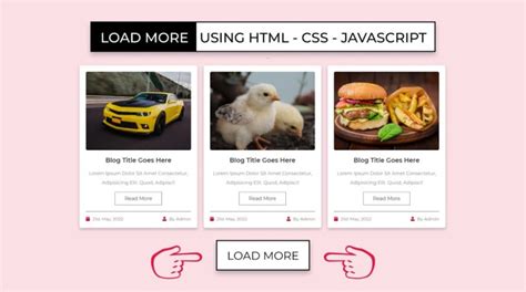 Image result for Load More Buuton Using JavaScript