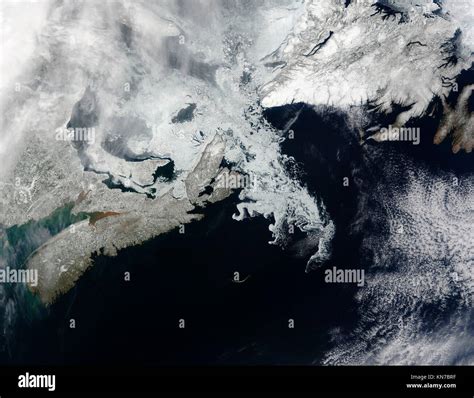 Gulf of st lawrence satellite hi-res stock photography and images - Alamy