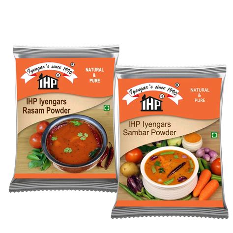 IHP Sambar & Rasam Powder Combo | Authentic South Indian Spice Blend ...