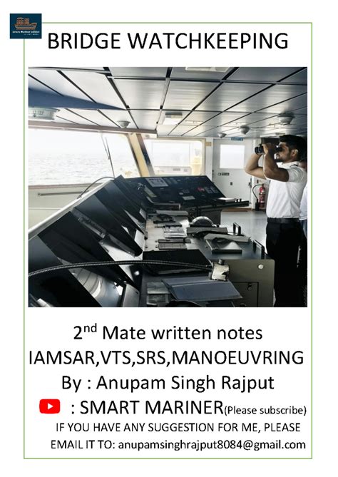 2M Bridge watchkeeping notes by Anupam - Ship Stability - BRIDGE ...