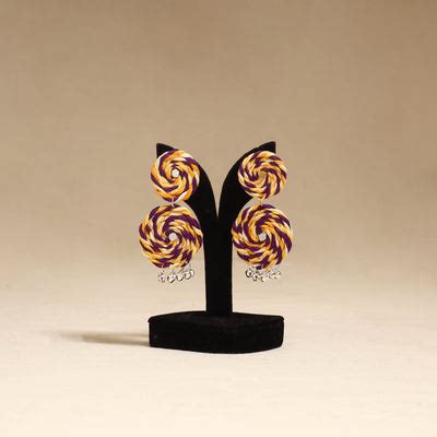 Multicolor Noor Ghungroo Work Thread Earrings