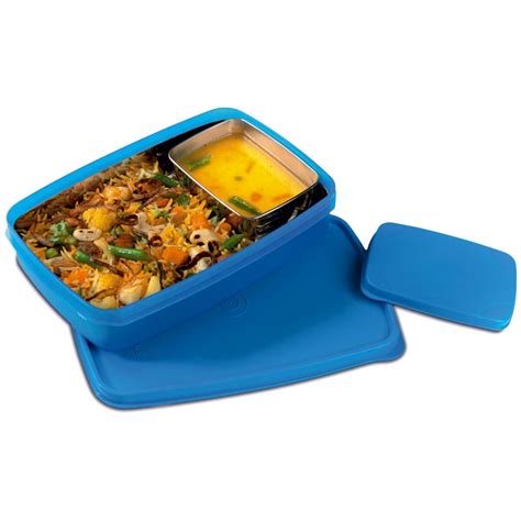 Stella Compact Steel Lunch Box – Signoraware
