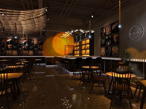 星河云谷音乐餐厅吧装饰设计 - 餐饮空间 - 第2页 - 谢银秋设计作品案例