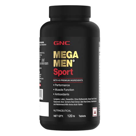 Buy GNC Mega Men Sport Multivitamin Tablets Online | GNC® India