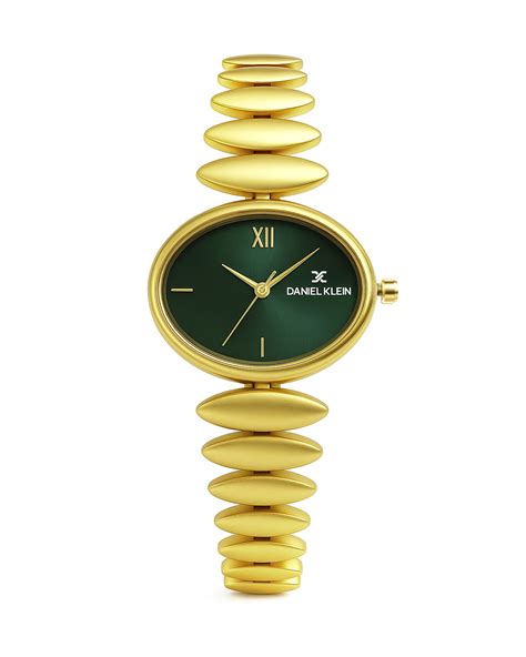 Daniel Klein Women Dial & Stainless Steel Bracelet Style Gold Straps A