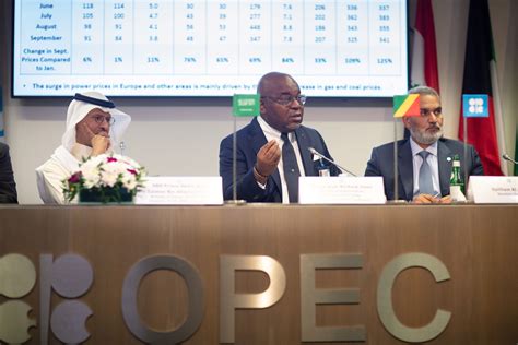 Organization of Petroleum Exporting Countries (OPEC) President Bruno ...