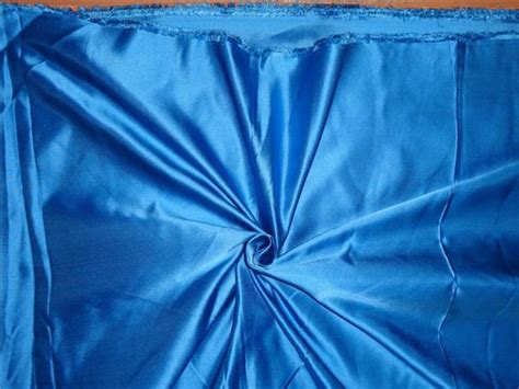 66 MOMME SILK DUTCHESS SATIN FABRIC BLUE COLOR 60" wide – The Fabric ...