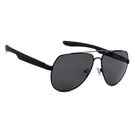 Grey Black Full Rim Aviator Vincent Chase METAL SUN VC S12603 Sunglasses