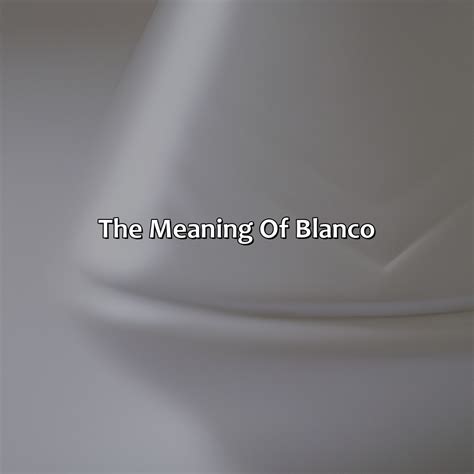 What Color Is Blanco - colorscombo.com