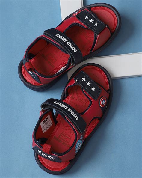 Captain America Printed Sandals For Kids Boys – Kidsville